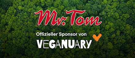 Go Vegan! Mr. Tom ist 2024 neuer Sponsor von Veganuary