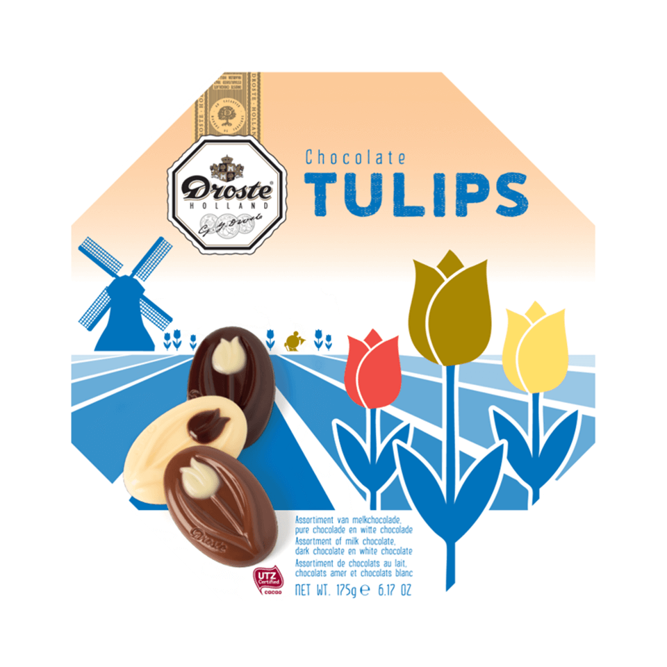 Droste Tulips 175g-Geschenkbox