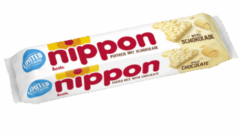 Eine Packung nippon Weiße Schokolade.